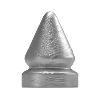 STRETCHR Sirup Butt Plug L Gun Metal - 16,5 cm