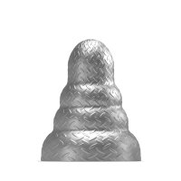 STRETCHR Tripole Butt Plug M Gun Metal - 15 cm