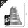 STRETCHR Tripole Butt Plug M Gun Metal - 15 cm