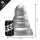 STRETCHR Tripole Butt Plug L Gun Metal - 18 cm