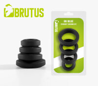 BRUTUS Big Bulge HyperSoft Silicone Cockring Set