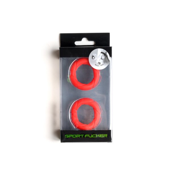 Sport Fucker Liquid Silikon Ready Rings 2 Pack Rot