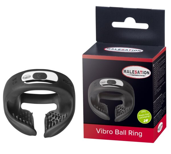 Malesation Vibro Hodenring schwarz
