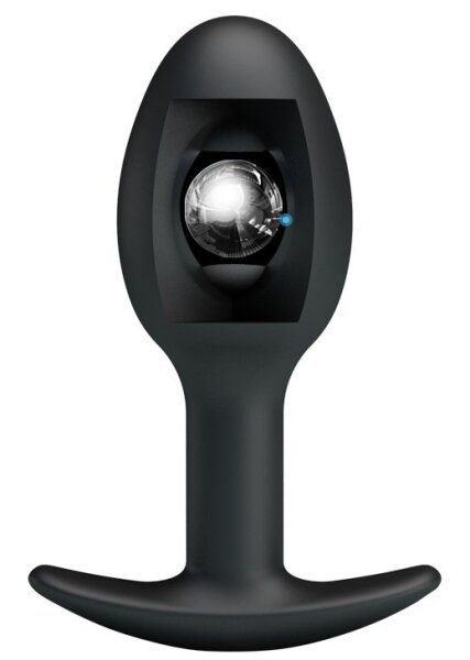 Pretty Love anal plug silicone black 8.4 cm