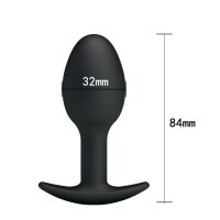 Pretty Love anal plug silicone black 8.4 cm