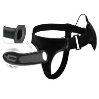 Pretty Love Strap On Vibrating Dildo Marvin Black 9 cm