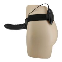Pretty Love Strap On Vibrating Dildo Marvin Black 9 cm