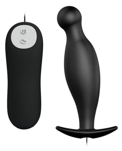 Pretty Love Analplug vibrierend mit Controller Schwarz 2,8 cm