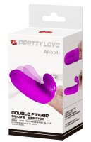 Pretty Love Fingerh&uuml;lle vibrierend violett 9,5 cm