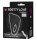 Pretty Love Ring vibrierend Schwarz 2,5 cm