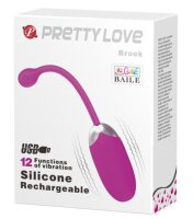 Pretty Love vibrating egg Brook purple