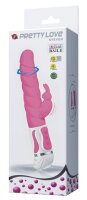 Pretty Love Vibrator Rabbit Steven rotating Pink