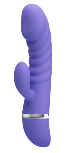 Pretty Love Vibrator Rabbit Tra&ccedil;y violett blau