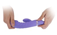 Pretty Love Vibrator Rabbit Tra&ccedil;y violett blau