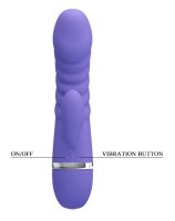 Pretty Love Vibrator Rabbit Tra&ccedil;y violett blau