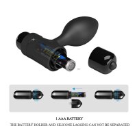 Pretty Love anal plug Vibra vibrating black 2,7 cm