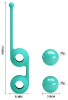 Pretty Love Cone balls Tighten Up 3 Turquoise