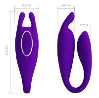 Pretty Love Clitoris - Stimulator Bill purple