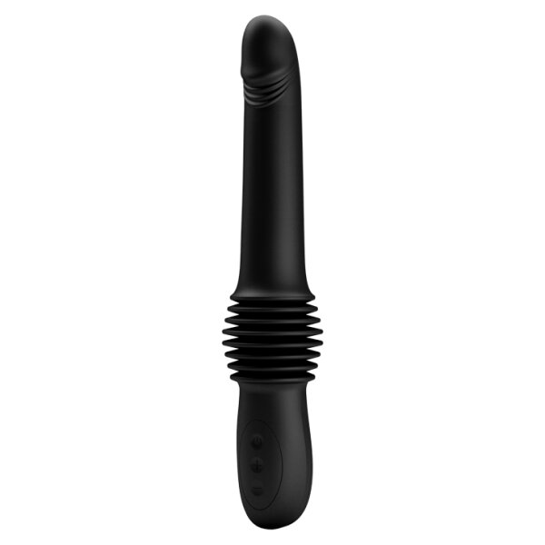 Pretty Love Dildo mit Schub Pazuzu Schwarz 15 cm