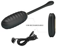 Pretty Love Vibro - Ei Doreen Schwarz mit Fernbedienung