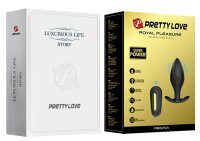 Pretty Love anal plug Regina vibrating with remote...