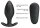 Pretty Love anal plug Regina vibrating with remote control 3,4 cm