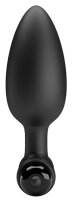 Pretty Love Analplug vibrierend Schwarz 3,8 cm