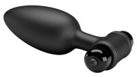 Pretty Love Analplug vibrierend Schwarz 3,8 cm