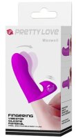 Pretty Love vibrating purple finger cuff 8 cm