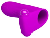 Pretty Love vibrating purple finger cuff 8 cm