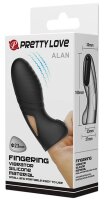 Pretty Love Fingerh&uuml;lle Alan vibrierend Schwarz