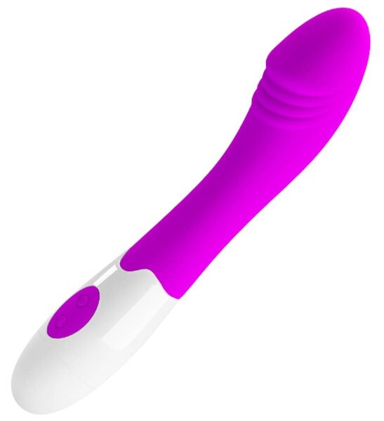 Pretty Love Elementarer Vibrator Lila - Wei&szlig;