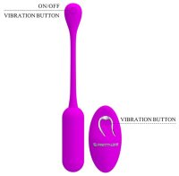 Pretty Love Vibro - Egg Lechies purple