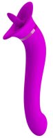 Pretty Love Vibrator mit Leckfunktion violett