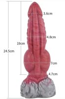 PINKALIEN Monster Wooscal Ejaculator dildo 18 cm