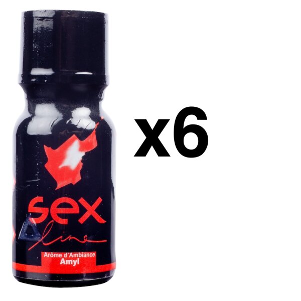 SEX LINE Amyl 15ml x6