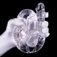 ClearlyHorny Doppeldildo transparent U Jelly XL