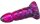 MetallicAnal Dildo Torff Black Purple 16 cm