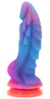 unicorny Lifelike Silicone Dildo leuchtend 22 cm