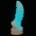 unicorny Lifelike Silicone Dildo leuchtend 22 cm