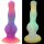 unicorny Wolf Dildo leuchtend Bunt 23 cm