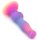 unicorny Wolf Dildo leuchtend Bunt 23 cm