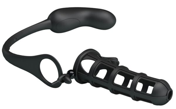 Pretty Love penis cuff + vibrating plug Hercules