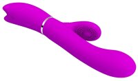 Pretty Love Vibrator Rabbit Clit Vibe Pink
