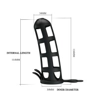 Pretty Love Penis Sleeve Stretchy Black