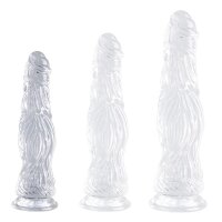 ClearlyHorny Monster Dildo Transparent Kail S