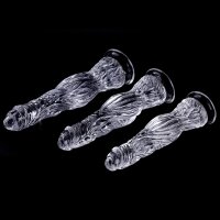 ClearlyHorny Monster Dildo Transparent Kail S