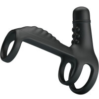 Pretty Love Vibro Penis enlargement sheath black