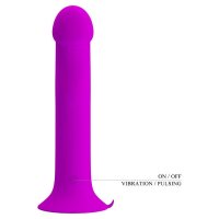 Pretty Love Murray Vibro Suction cup dildo purple