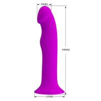 Pretty Love Murray Vibro Suction cup dildo purple